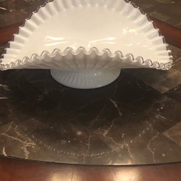 Fenton Silver Crest Serving Bowl - Picture 9 of 9